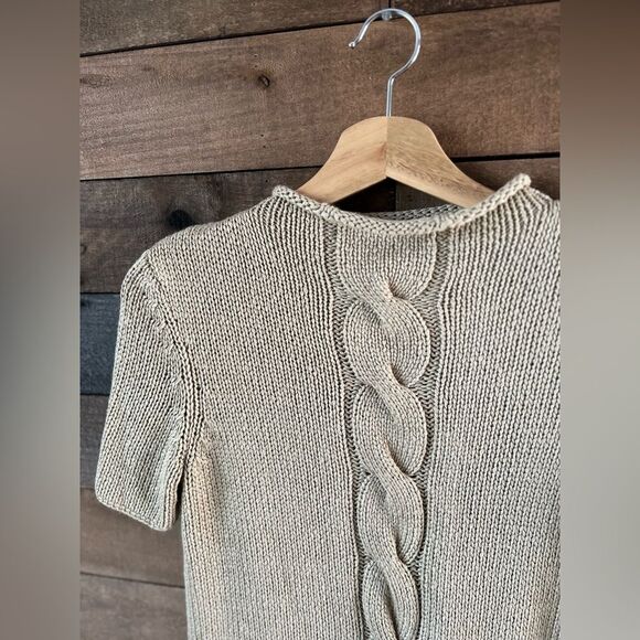 Vintage 90s Norton Studio Mock Neck Knit Sweater Top – Tagged Petite Medium - Picture 10 of 10